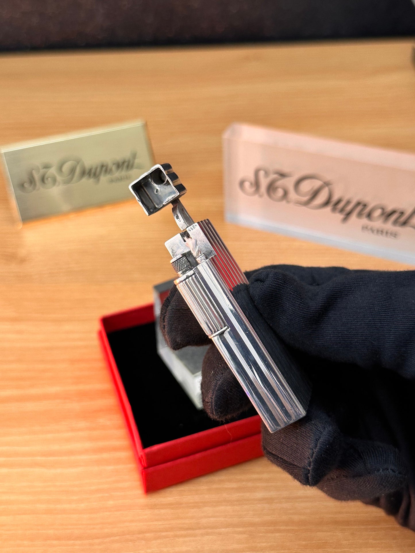 Vintage 1930 extremely Rare Cartier Solid Silver Hallmarked \ good condition \ impossible to find rare lighter collector item