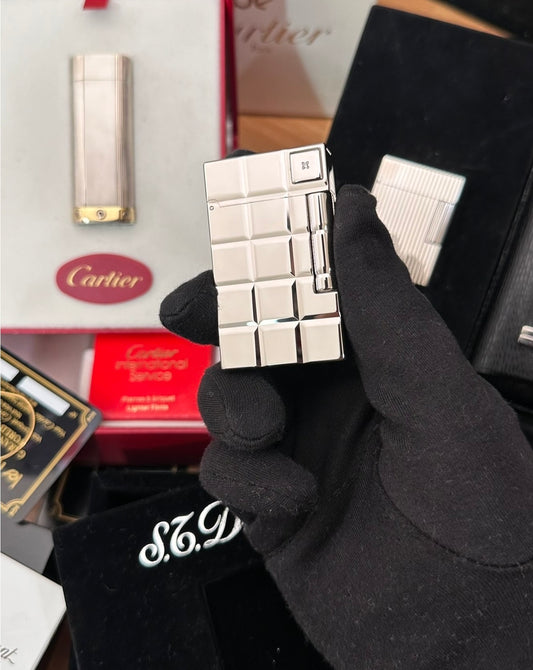Flames of Legacy: A Glimpse into Vintage Luxury with S.T. Dupont, Dunhill, and Cartier Lighters
