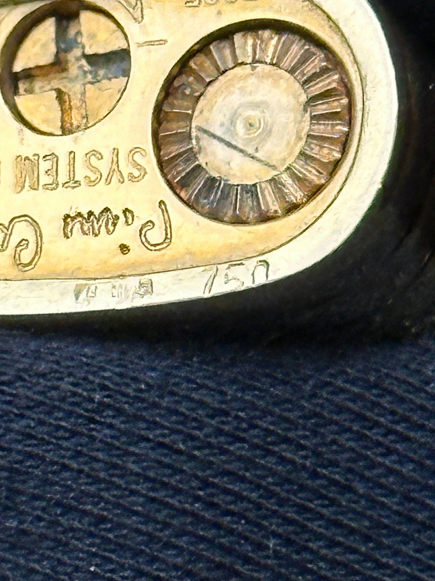 Vintage 1970 pierre cardin Luxury Solid 18k Gold Body with 750 Hallmark \ working perfect collector item \ used in good condition